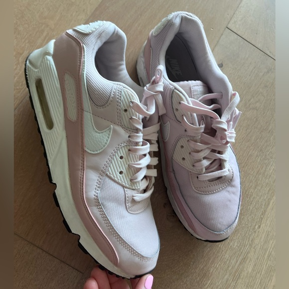 Nike air max 90 women size 10.5 barely rose pink sneakers - Picture 4 of 6